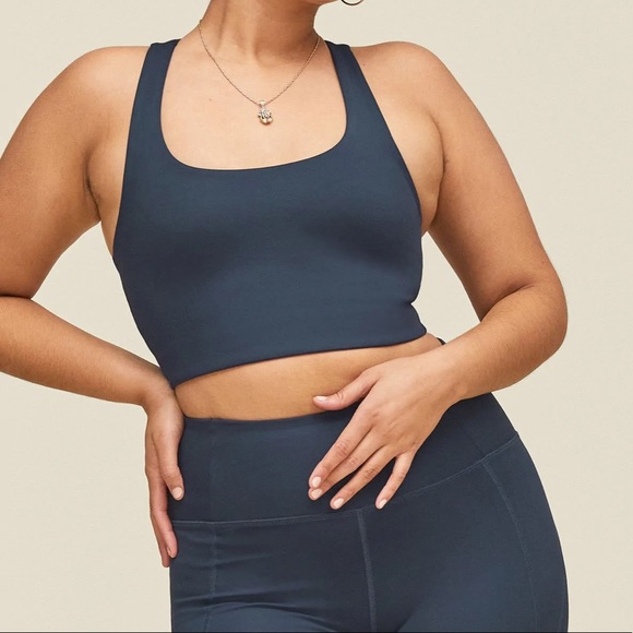 girlfriend collective Tops - Midnight Paloma Racerback Bra
